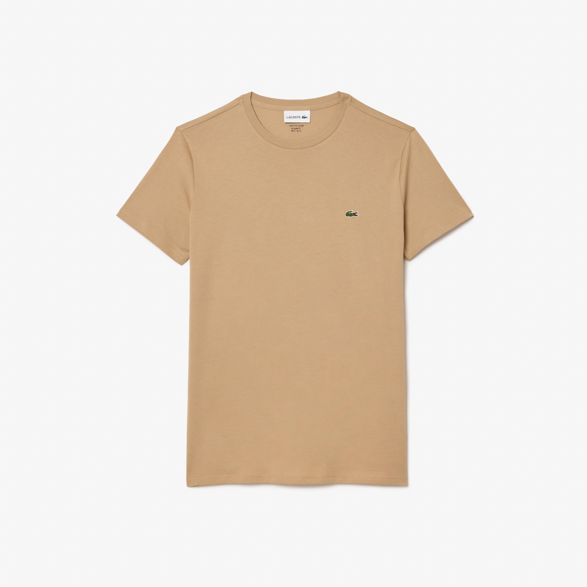 Camiseta Lacoste Corte Clásico Marrón