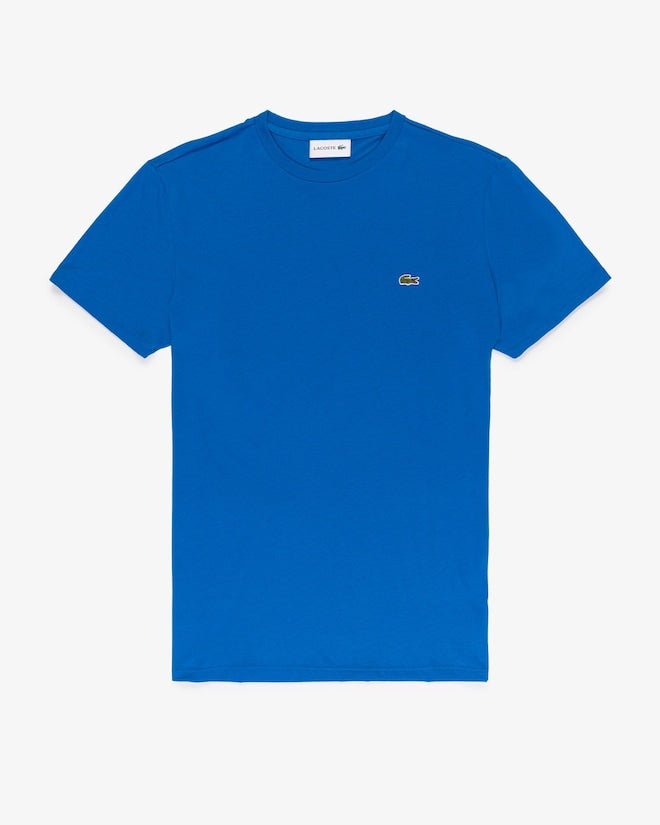 Camiseta Lacoste Corte Clásico Algodón Azul